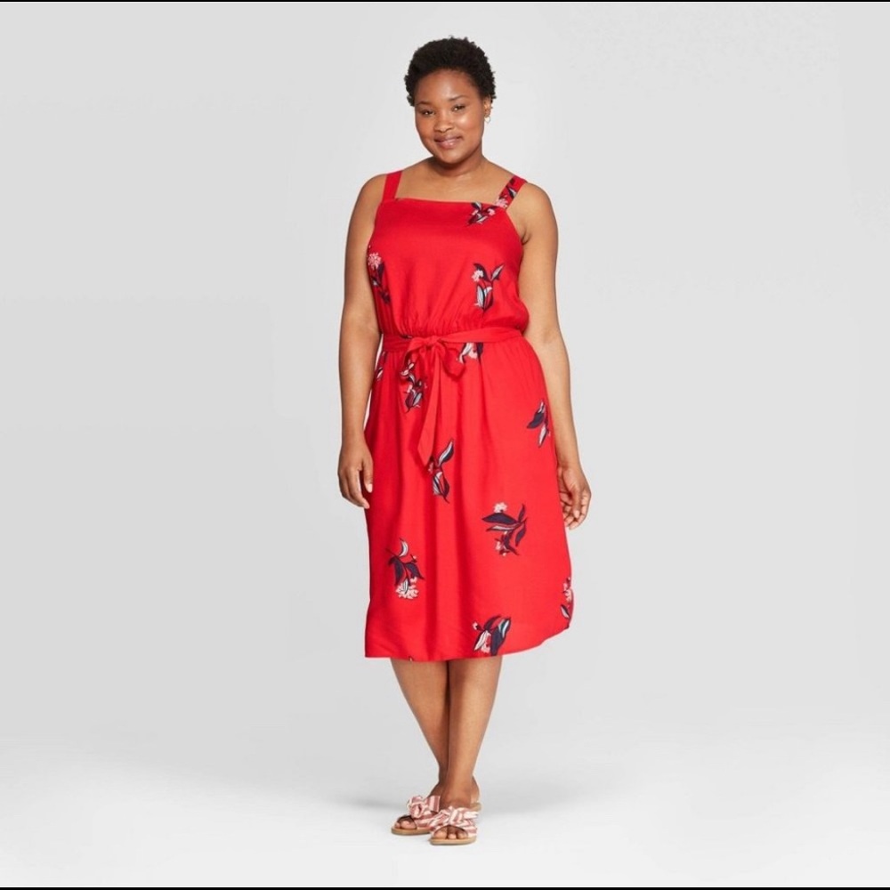 Ava & Viv Floral Print Dress